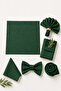 2 Pieces 100% Linen Fabric Green Napkin - 4