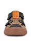 Genuine Leather Sand Color Velcro Baby Sandals - 4