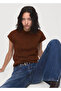 Short-Sleeved Slim Knitwear Sweater