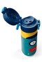 Kids Navy Blue Indigo Robot Patterned Steel Thermos with Straw and Direct Drinking 500 ml 31918 - 4