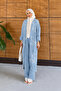 Women's Embroidered Bat Sleeve Jeans Set - 2