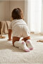 Baby Girl Patterned Knee Socks Ecru - 2