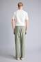 100% Cotton Relax Fit Elastic Lace-Up Waist Khaki Trousers I3017Ax26Hs - 5