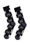 مجموعة جوارب Happy Socks النسائية متعددة الألوان من القطن بنقشة القطط مكونة من 3 قطع XMJA08-0150 - 5