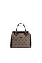 Women / Girls Shoulder Bag 1133-48005 Bag M178 Dark Beige-Matte Brown