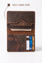 Card Holder Men's Wallet Genuine Leather Card Holder Slim Design Wallet – Tan Brown Orion
