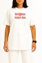 Oversized Turkey Time to Strike Anime Chest Printed Unisex T-Shirt - 2
