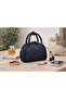 Blue Half Moon Formed Women's Clutch Bag |   Blue Mt1604 - 4
