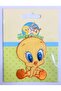 Iron-On Woven Embroidered Crest - Patch - Patch Tweety (TİVİTİ) 2 Iron-On Motif - 2