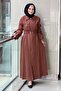 Zippered Dress with Pocket Detail and Belted Waist