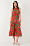 Halter Neck Women Dress - 4