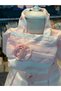 Girl's Special Occasion & Evening Dress and Rose Decorated Bag - Powder - 7