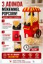 Popcorn Maker Oil-Free Home-Type Popcorn Machine Nostalgic Retro Design - 7