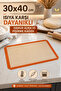 (1 Piece) Baking Mat Oven-Safe Self-Oiling Silicone Non-Flammable and Non-Stick 30*40cm