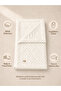 Ecru Quilted Chickpea Baby Swaddle Blanket – Double-Sided Seasonal / Newborn Hospital Release 80X90Cm - 2