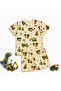 Boy's 100% Cotton Lycra Soft Shorts Pajama Set