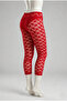 3 Pieces Women's Lace Lycra Long Tights - 2