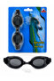Swimming Pool and Sea Goggles with Ear Plugs Black with Gift - 3