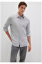Striped Gray Shirt Slim Fit / Narrow Cut 0211653-90861