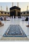 002_Blue-14 mm /2200 Gr Soft, Densely Woven Ravza Prayer Mat