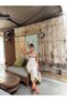 Women's Embroidery Detailed Strappy Linen Dress Ecru - 8