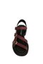 Lunella Genuine Leather Triple Buckle Silver Buckle Detailed Women's Sandals - 5
