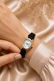 Women's Oval Leather Strap Minimal Vintage New Season Gold Sleeve - 5