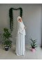 Tesettür Asel Suit Dress Souffle Veil 3-Piece - 5
