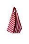 Hande Dizayn Origami Model Red 2 cm Red White Stripe Women's Shoulder Bag - 3