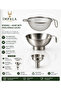 Korken Strainer - Funnel Set Made of Stainless Steel, 3 Pieces