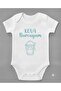 Aquarius Printed Baby Bodysuit with Snap Fasteners