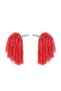 1 Pair (2 Pieces) Red Color April 23 Show Pompom (5263) - 2