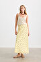 Butter Polka Dot Patterned Skirt - 4