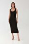 Basic Thick Strap Modal Dress - 4