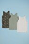Game Console Printed 3-Piece Boy's Undershirt - 2