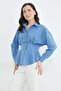 Pleated Shirt with Pencil Waistband - 6