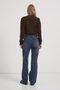 Armalife 9877 Cut-Out Leg Straight Fit Denim Women's Pants - 6