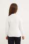 Ribbed Stand Collar Girl's Bodysuit - 6