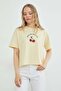 Cherry Printed Crew Neck Casual T-Shirt - 2