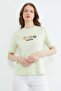 Fruit Embroidered Crew Neck T-Shirt