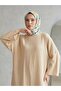 Reklam Kol Muslin Dress-Beige - 2