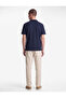 Regular Fit Short Sleeve Pique Fabric Cotton Polo Neck T-Shirt - 3