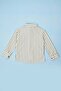 Striped Buttoned Boys' Shirt - 4