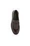 Bordo Kadın Açma Deri Loafer - 4