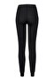 Women Full Length Solid Leggings, Black - 2