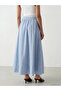 Two Mt Shop Quality Elastic Waist Floral Flared Skirt - 4