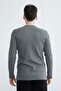 Petek Fabric Half-Buttoned Sweatshirt - 7