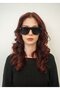 Unisex Rectangular Sunglasses Black Frame Smoked Glass Uv Protection Deta C3 - 2