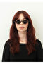 Unisex Round Sunglasses Black Frame Smoked Glass Uv Protection Les C3 - 2