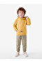 Shardonlu Long Sleeve Kangaroo Pocket Lion Printed Hooded Sweatshirt